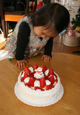 ママの手作りケーキ